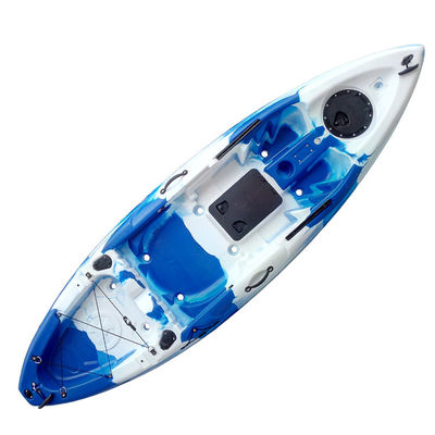 Double Fishing Kayak Canoe Sit On Top Plastic With Paddle 2.7m*0.84m