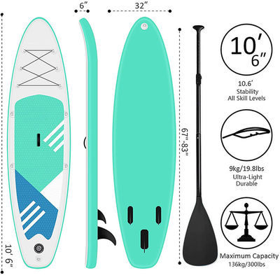 Inflatable Touring Sup Board Stand Up Fishing Outdoor Paddle
