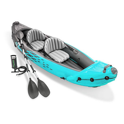 Rowing PVC Inflatable Kayak Boat Set Outdoor Bring Paddle 3.12m*0.91m
